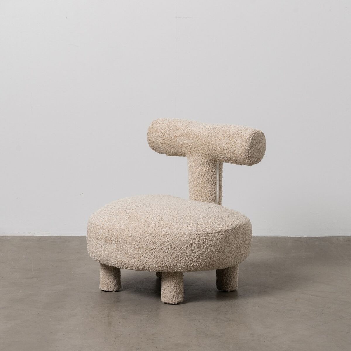 Sedia da Sala da Pranzo Beige 51 x 51 x 49 cm